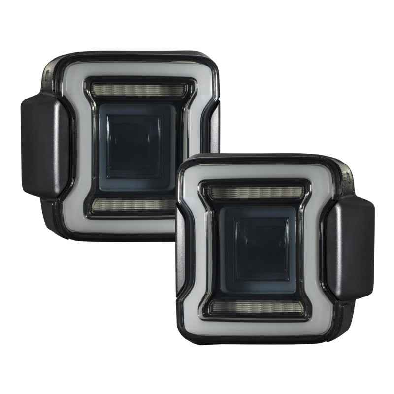 Form Lighting 2018-2023 Jeep Wrangler LED Tail Lights Smoke (Pair)