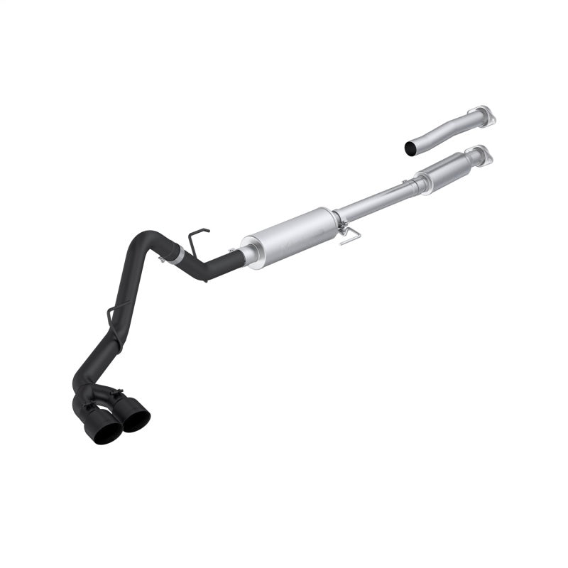 MBRP S5277BLK Black Cat Back Exhaust System for Ford F-150 (2019-2026) with 3-inch Single Side Exit and Dual Tips
