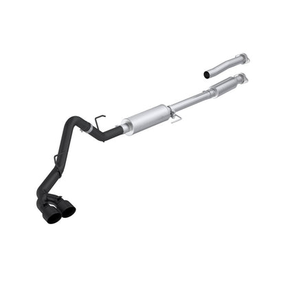 MBRP S5277BLK Black Cat Back Exhaust System for Ford F-150 (2019-2026) with 3-inch Single Side Exit and Dual Tips