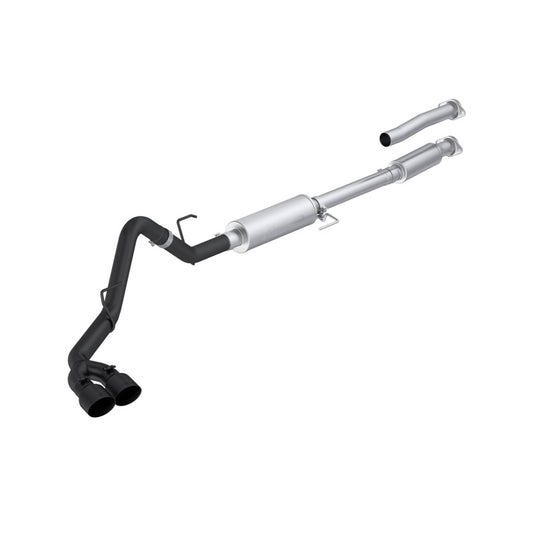 MBRP S5277BLK Black Cat Back Exhaust System for Ford F-150 (2019-2026) with 3-inch Single Side Exit and Dual Tips