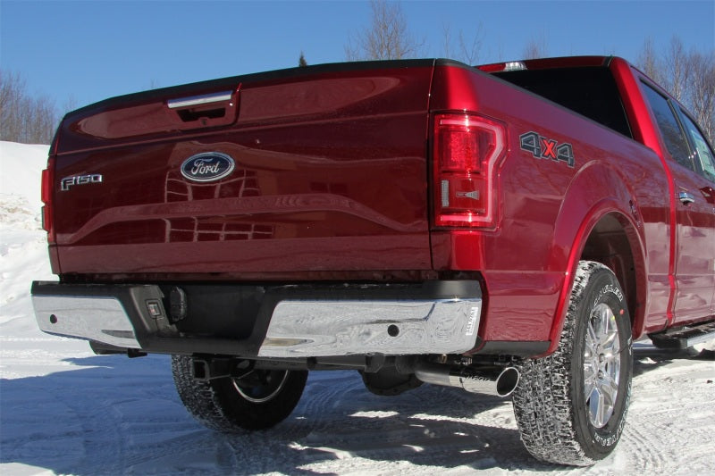 MBRP Armor BLK Series 3-inch Cat Back Exhaust System for 2015-2016 Ford F-150 5.0L, Single Side Exit with Black Coating