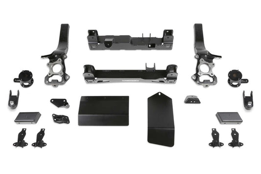 Fabtech FTS22359 5-Inch Lift Kit for Ford Bronco with Dirt Logic 2.5 Resi Coilovers