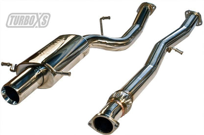 Turbo XS 02-07 Subaru WRX/STI Catback Exhaust System with Polished Tips