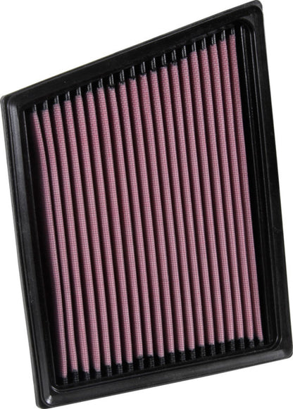 K&N Engineering High-Flow Replacement Air Filter for 2015-2017 Jaguar XF and F-Pace V6-3.0L