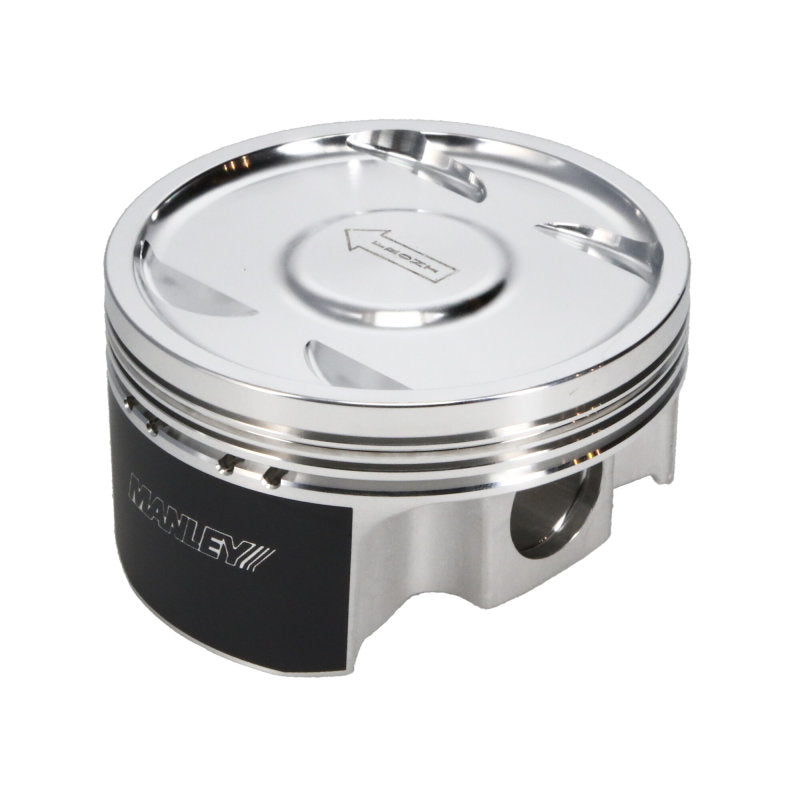 Manley Performance Platinum Series Piston Set for Subaru WRX/STi EJ257 - 75mm Bore, 100mm Compression Distance, +.50mm Size, 8.5:1 Dish
