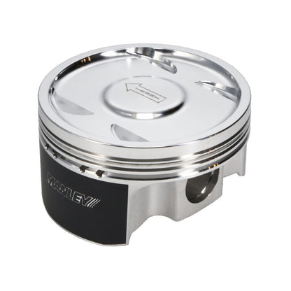 Manley Performance Platinum Series Piston Set for Subaru WRX/STi EJ257 - 75mm Bore, 100mm Compression Distance, +.50mm Size, 8.5:1 Dish