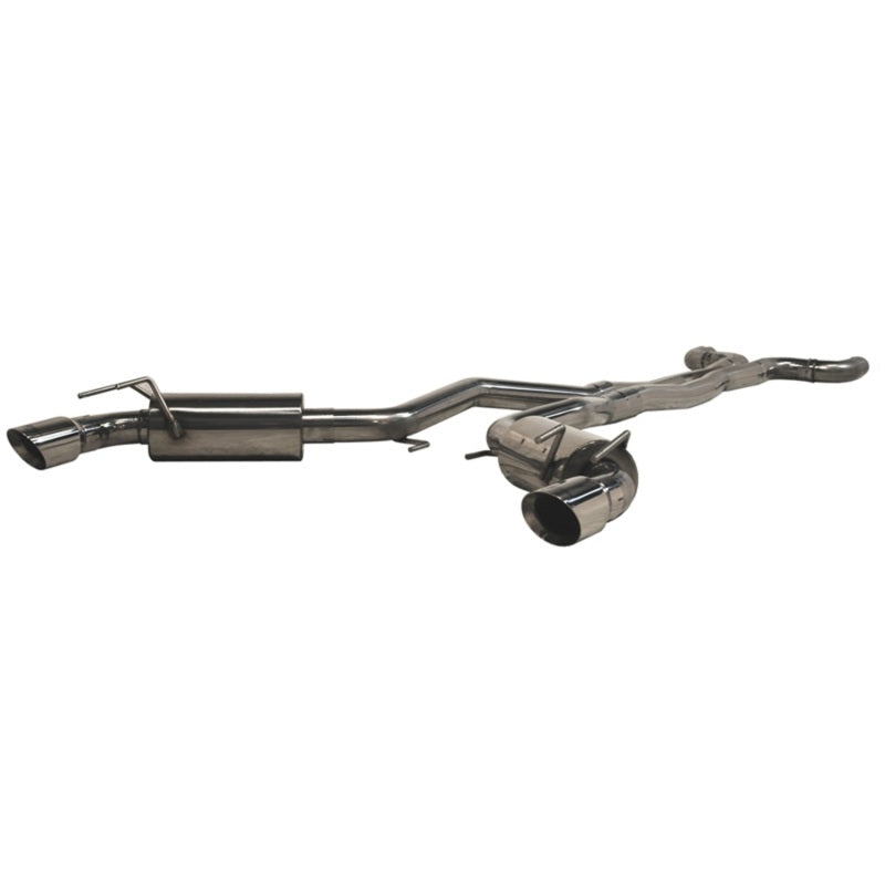 MBRP Armor Plus Series Cat Back Exhaust System for Chevrolet Camaro V8 6.2L 2010-2015 with Dual Round Tips