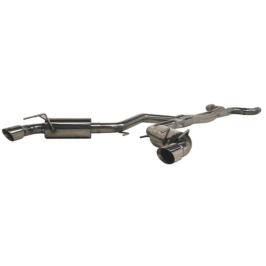 MBRP Armor Plus Series Cat Back Exhaust System for Chevrolet Camaro V8 6.2L 2010-2015 with Dual Round Tips