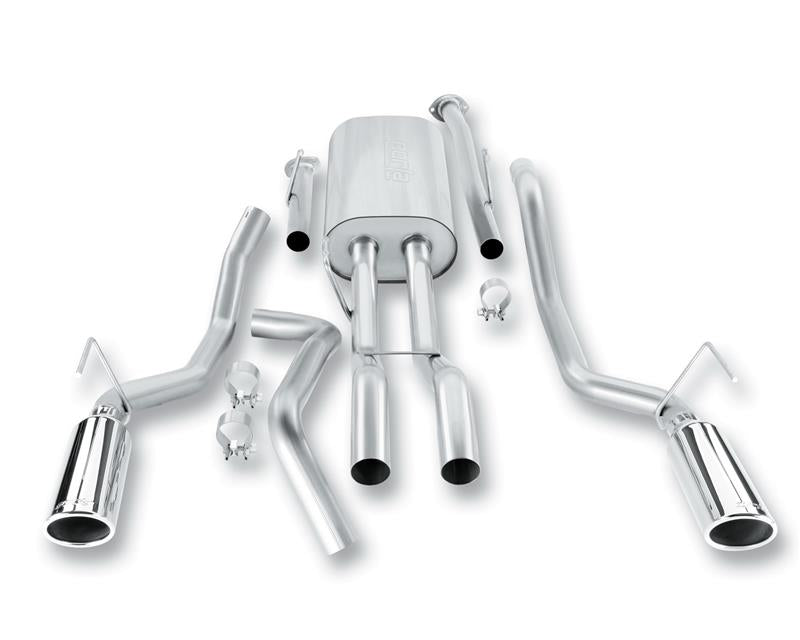 Borla 140333 True Dual Cat-Back Exhaust System for 2009-2013 Toyota Tundra
