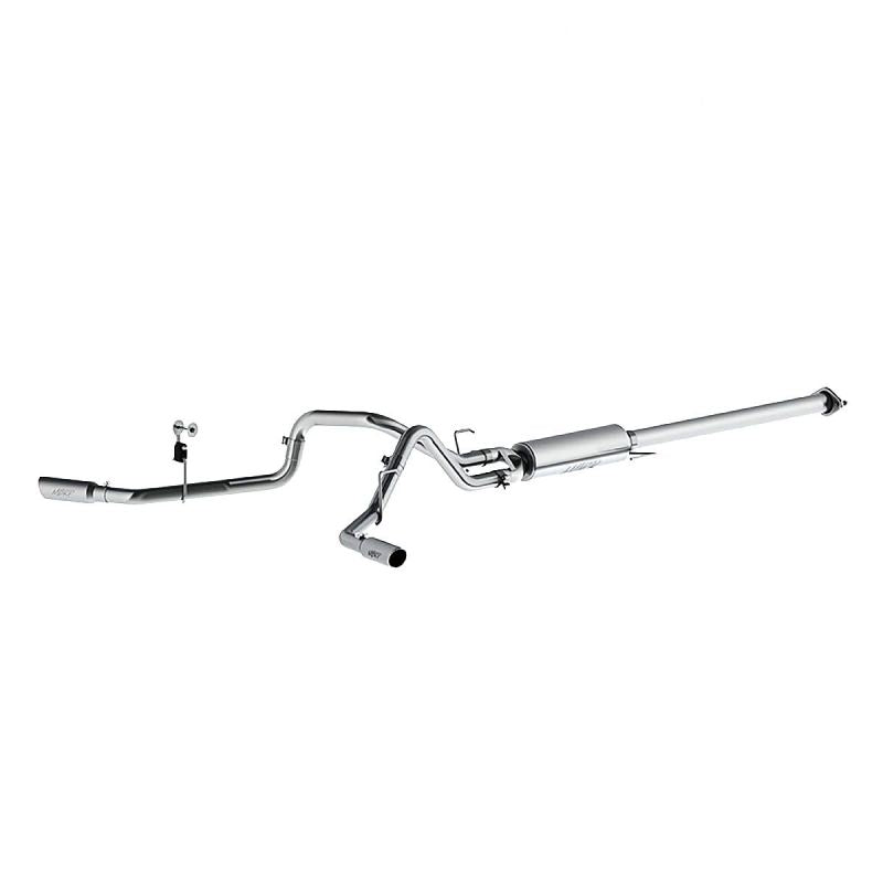 MBRP Armor Lite Series 2.5 Inch Cat Back Dual Side Split Exhaust System for 2015-2016 Ford F-150 with 2.7L/3.5L EcoBoost