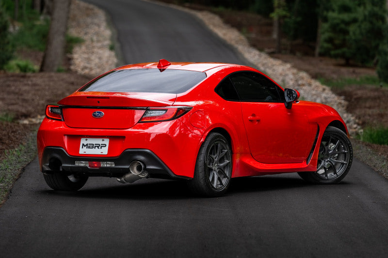 MBRP Armor Lite Series 12-22 Subaru BRZ/FR-S 3-Inch Aluminized Steel Cat-Back Exhaust System with 5-Inch Tips