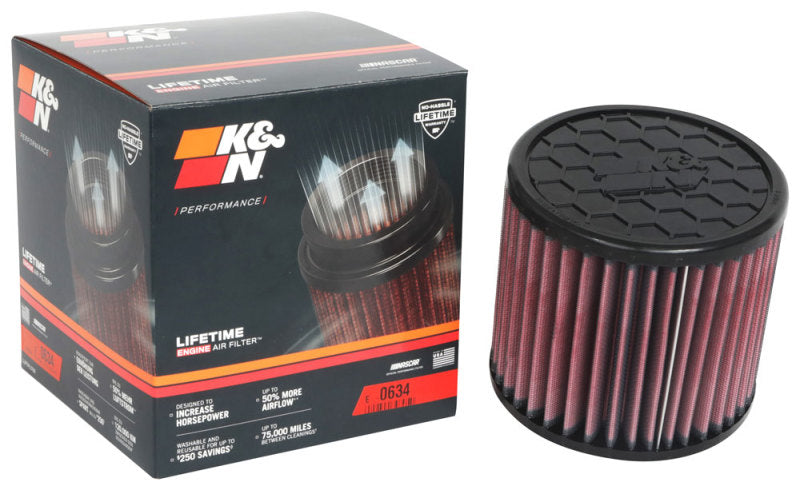 K&N Engineering High-Flow Reusable Air Filter Part E-0634 for 2021-2023 Ford Bronco 2.3L & 2.7L Engines