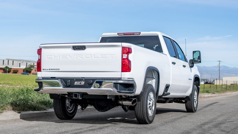 Borla S-Type Cat-Back Exhaust System for 2020-2025 Chevrolet Silverado 2500/3500 and GMC Sierra 2500/3500 with 6.6L V8