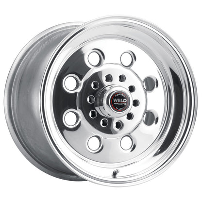 Weld Draglite 15x4 inch Polished Forged Wheel with Dual Bolt Pattern - 5x4.5/4.75" | Part Number 90-54344