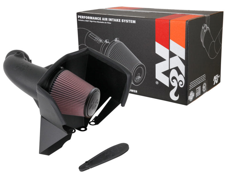 K&N Engineering 63-1579 High-Flow Cold Air Intake System for Jeep Grand Cherokee and Dodge Durango