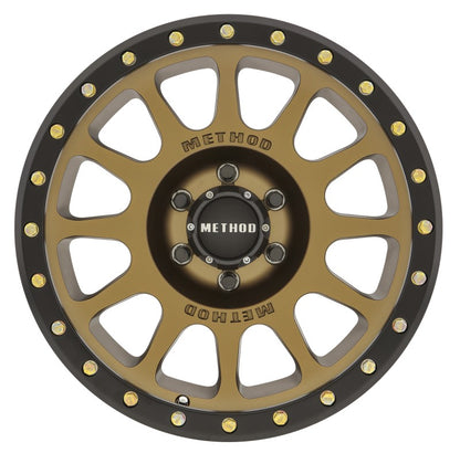 Method MR305 NV 18x9 Inch Off-Road Wheel with Bronze Finish and 6x135 Bolt Pattern