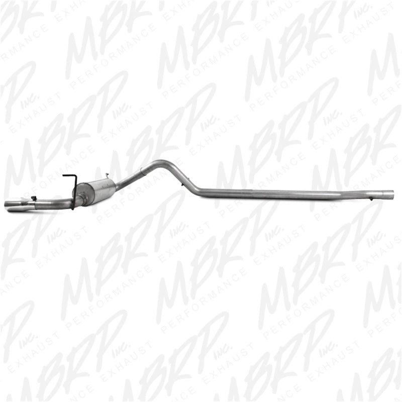 MBRP Armor Lite Series Cat Back Exhaust System for 2007-2011 Jeep Wrangler 4-Door 3.8L V6