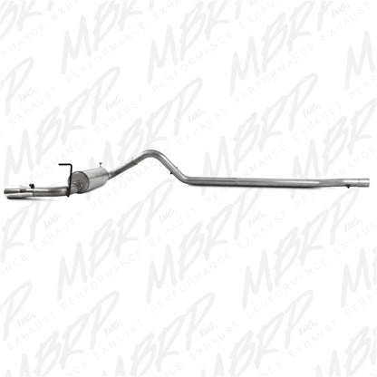 MBRP Armor Lite Series Cat Back Exhaust System for 2007-2011 Jeep Wrangler 4-Door 3.8L V6