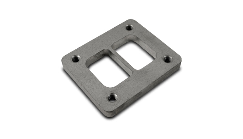 Vibrant T04 Turbo Inlet Flange for Divided Inlet - Mild Steel, 1/2 Inch Thick