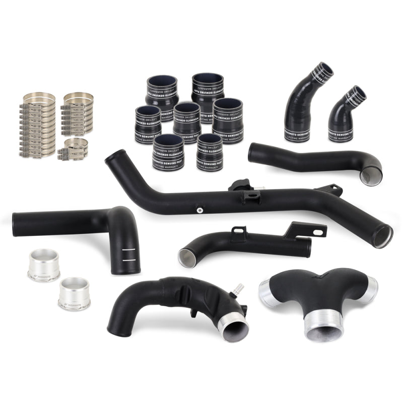 Mishimoto 21+ Ford Bronco 2.7L EcoBoost Intercooler Pipe Kit - Micro Wrinkle Black
