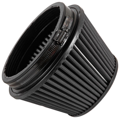 K&N Engineering RU-3106HBK Universal Rubber Round Tapered Air Filter – 6 Inch Flange, 7.5 Inch Base OD, 5.25 Inch Top OD, 6.75 Inch Height