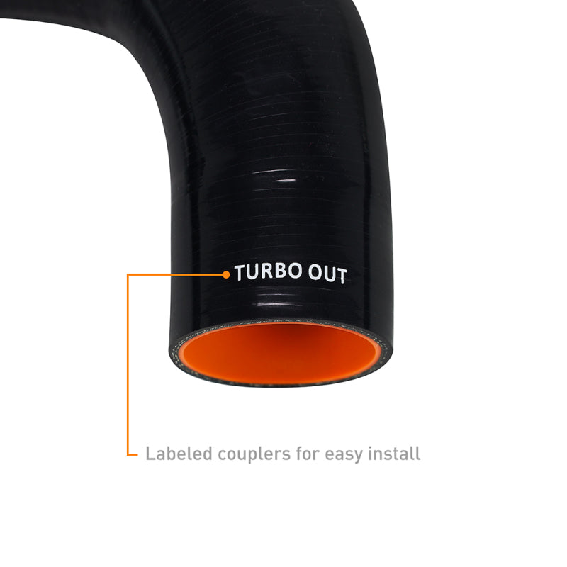 Mishimoto MK8 Volkswagen GTI Intercooler Pipe Kit – Polished Aluminum with Heat-Resistant Silicone Couplers