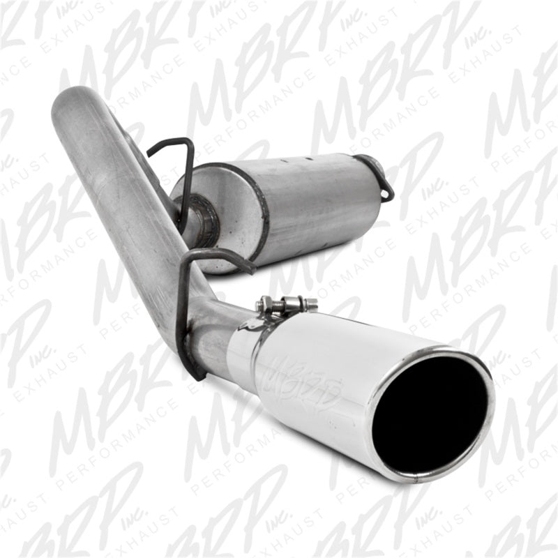 MBRP Armor Lite Series Cat Back Exhaust System for Jeep Wrangler 2002-2006 2.5L & 4.0L - Single Side Exit with 3.5-inch Tip