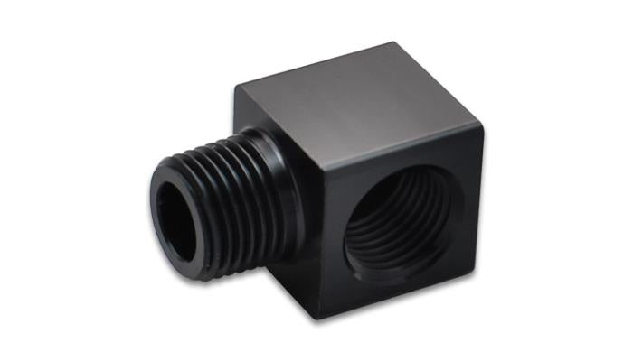 Vibrant 1/8 Inch NPT Female to 1/8 Inch NPT Male 90 Degree Adapter Fitting
