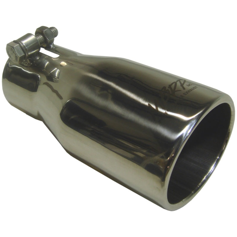 MBRP Universal Oval Exhaust Tip 2.5 inch O.D. Black Finish - 10 inch Length, Part #T5116BLK