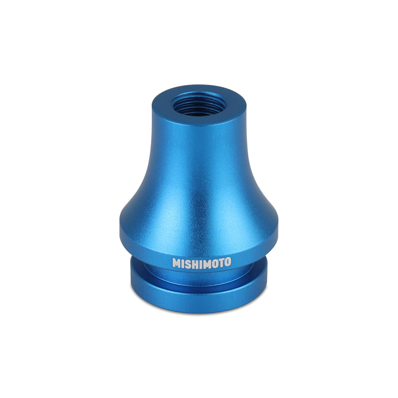 Mishimoto Shift Boot Retainer and Adapter M12x1.25 in Blue - Automotive Shift Knob Support