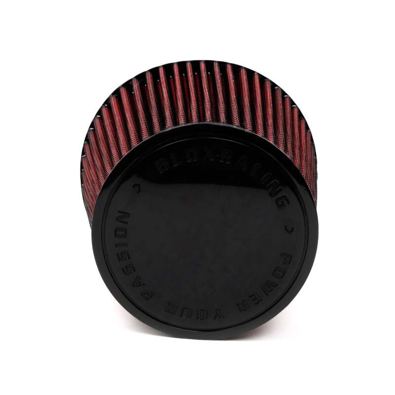 BLOX Racing Performance Filter Kit with 2.5-Inch Velocity Stack Air Filter and Silicone Hose