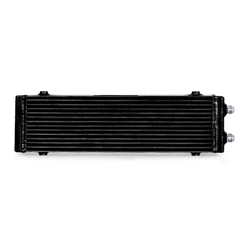 Mishimoto Universal Large Bar and Plate Dual Pass Black Oil Cooler for Ford Mustang 2018-2021