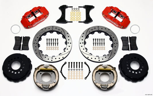 Wilwood Narrow Superlite 4R Rear Parking Brake Disc Kit for Chevy 12 Bolt - Part #140-13678-DR
