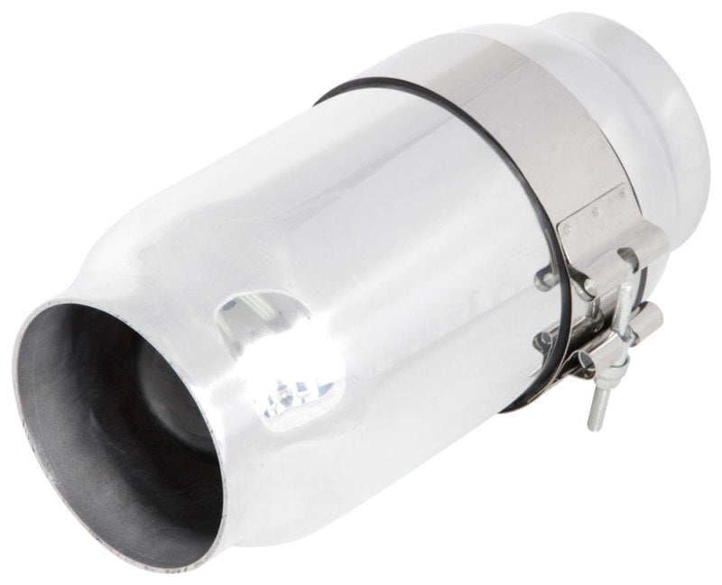 Spectre Inline Air Box with High Flow Filter - 5 Inch Diameter, 4 Inch Inlet and Outlet for Custom Engine Air Intake