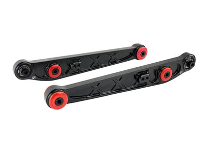 Skunk2 Racing EK Alpha Series Rear Lower Control Arm Set for Honda Civic - Black