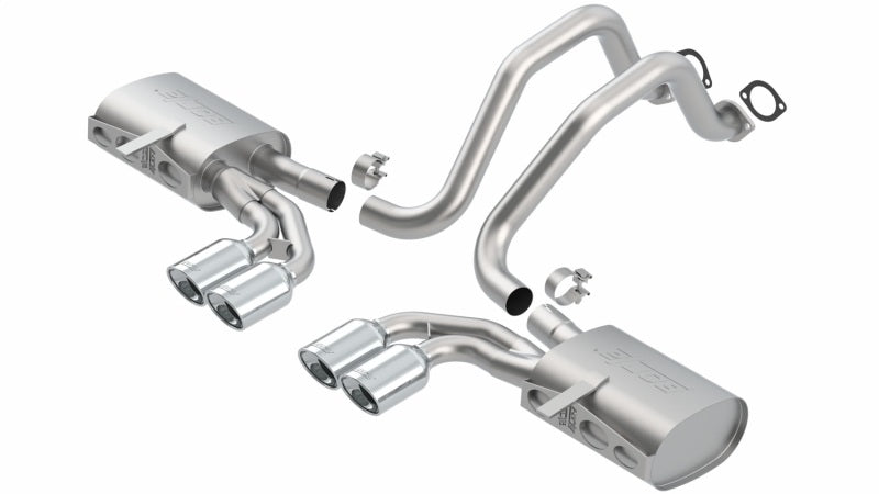 Borla 97-04 Chevrolet Corvette 5.7L V8 Touring Cat-Back Exhaust System with Dual Tips