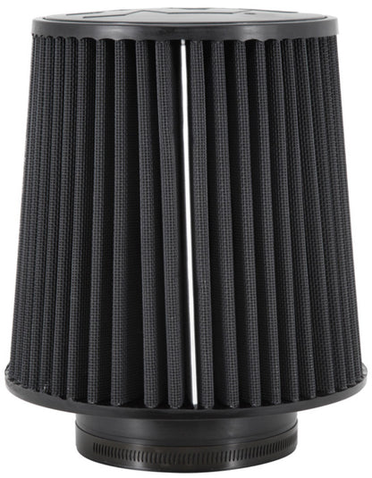K&N Engineering RU-5283HBK Black Universal Air Filter – 4.5 inch Flange ID x 8 inch Base OD x 6.625 inch Top OD, Round Tapered Design