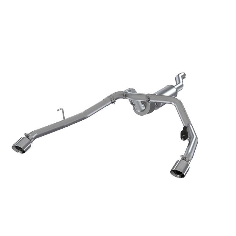 MBRP Armor Lite Series 2020-2021 Jeep Gladiator 3.6L Dual Rear Exit Cat Back Exhaust System