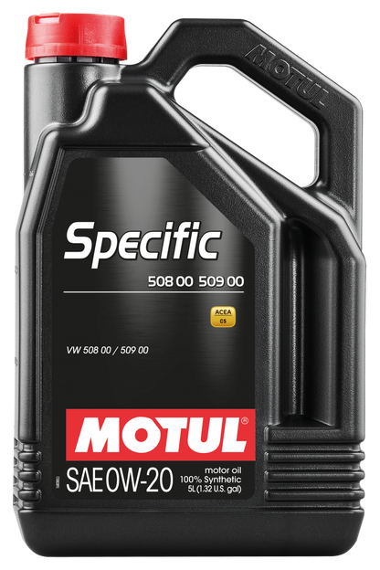 Motul 5L Specific 508 0W-20 Engine Oil – Volkswagen Approved Synthetic Lubricant for Audi, Skoda, Seat