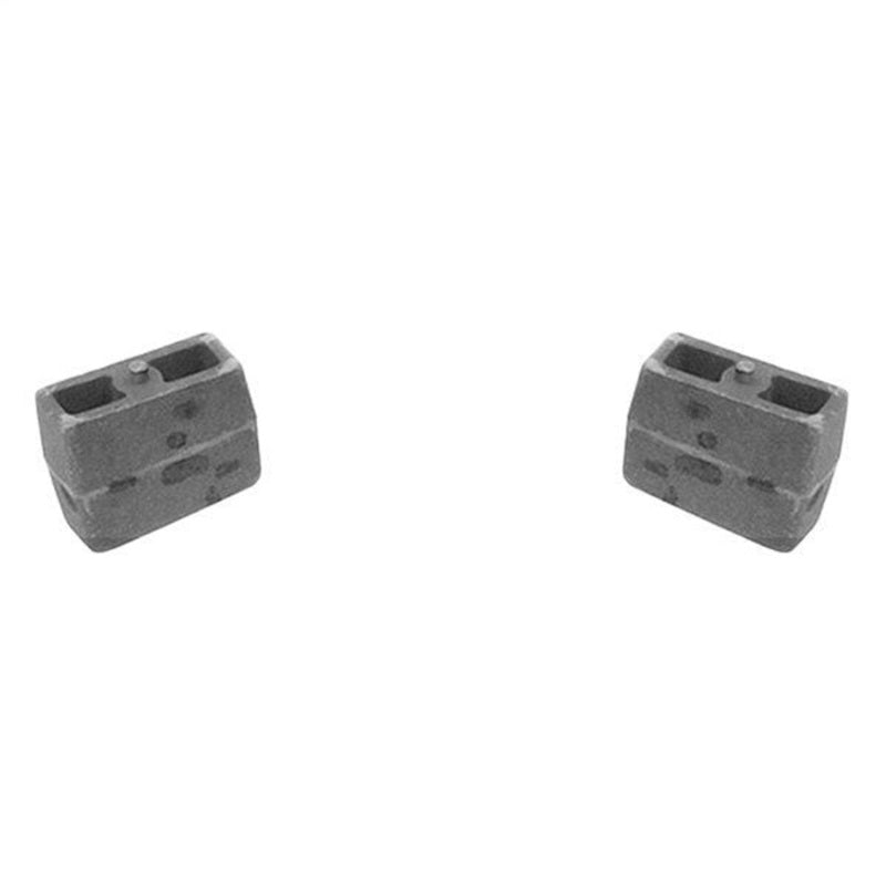 Fabtech 00-05 Ford Excursion 4WD Rear Leaf Spring Block Kit - 2 Inch Lift