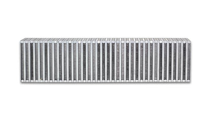 Vibrant Vertical Flow Air to Air Intercooler Core 27in. W x 6in. H - Bar and Plate Construction for High-Performance Applications