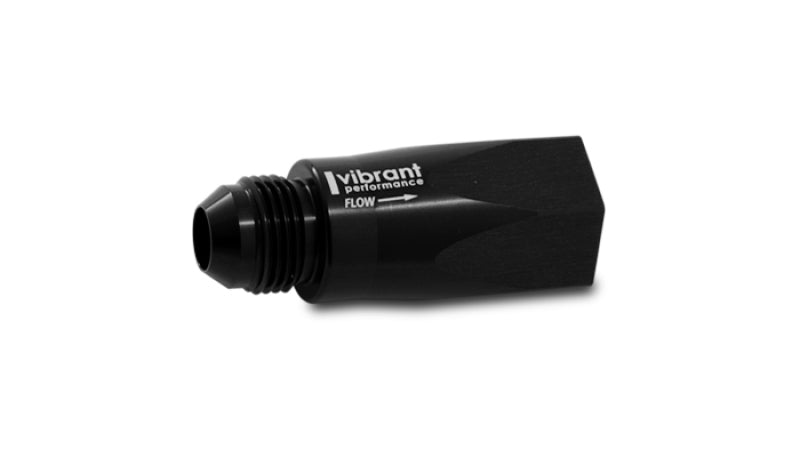 Vibrant Performance -6AN Female to Male Inline Check Valve with Aluminum Body