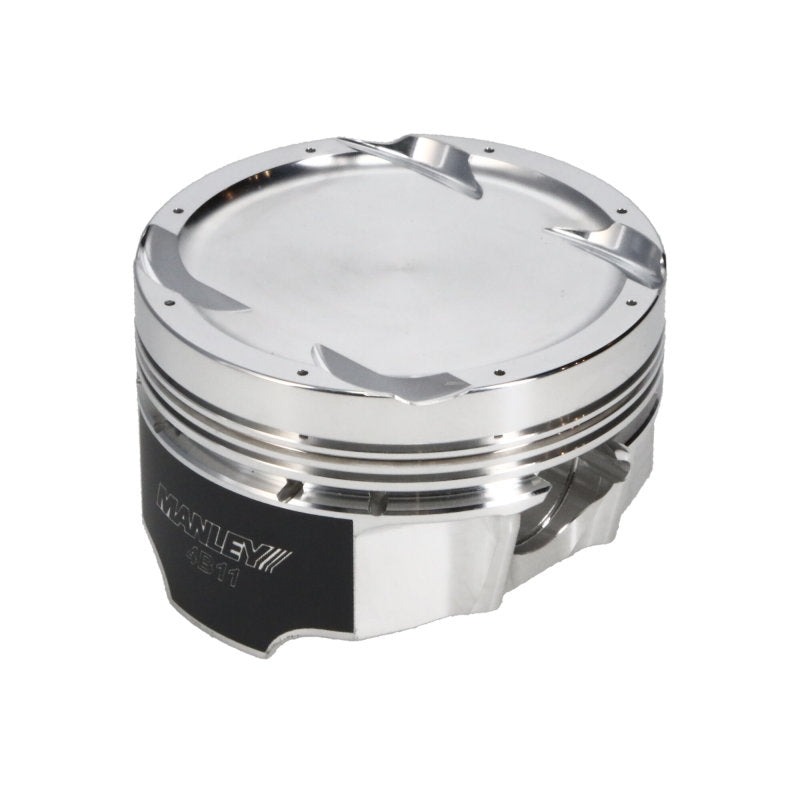 Manley Performance Mitsubishi 4B11T 86.5mm Turbo Tuff Series Piston Set with Rings - Part Number 624205CE-4