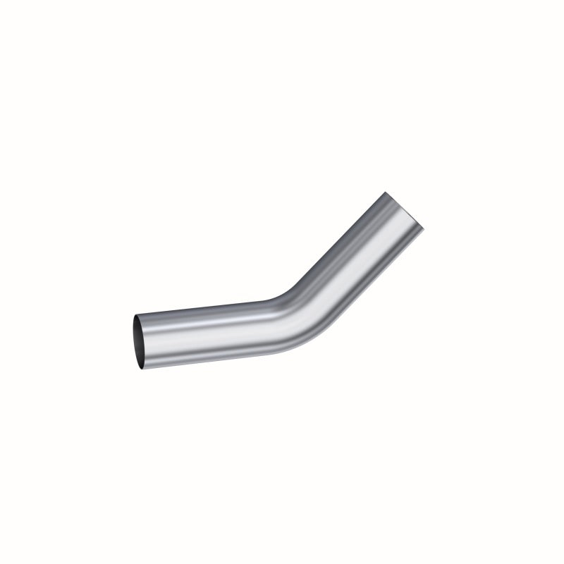 MBRP Universal 5-inch 45 Degree Mandrel Bend Pipe with 12-inch Legs - Aluminized Steel Exhaust Component