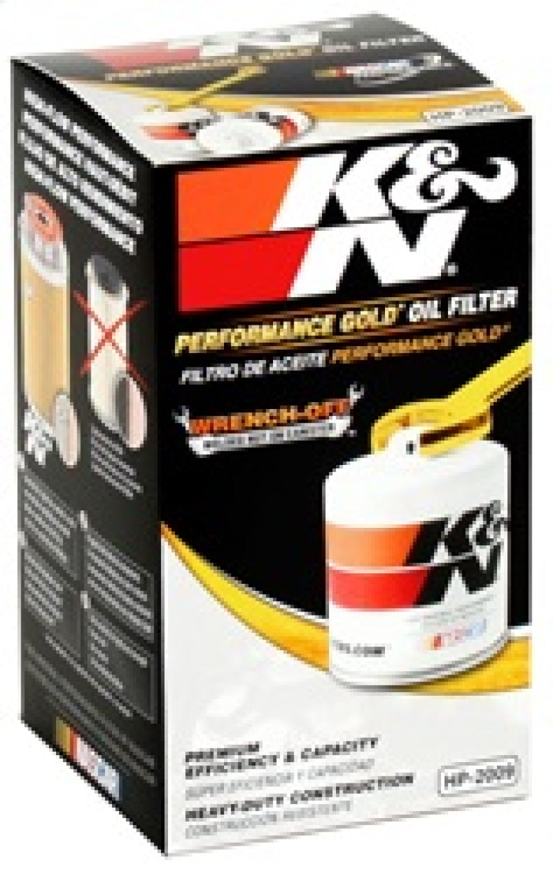 K&N Engineering HP-2009 Premium Oil Filter for Ford Focus 2003-2004