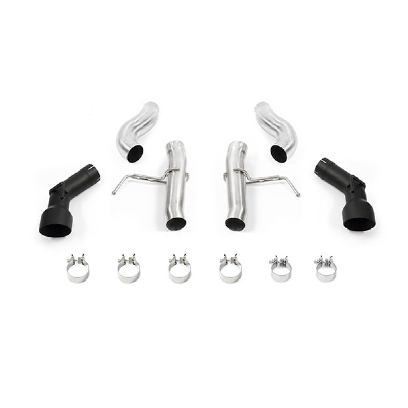 Mishimoto 2016+ Chevrolet Camaro 2.0T Dual-Tip Race Axle-Back Exhaust with Black Tips