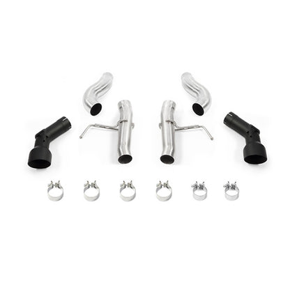 Mishimoto 2016+ Chevrolet Camaro 2.0T Dual-Tip Race Axle-Back Exhaust with Black Tips