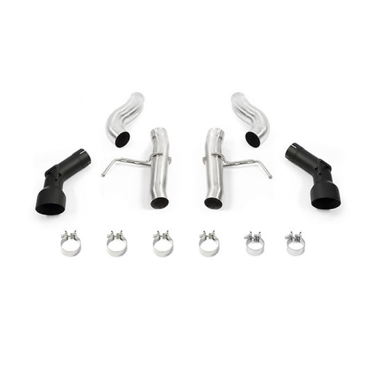 Mishimoto 2016+ Chevrolet Camaro 2.0T Dual-Tip Race Axle-Back Exhaust with Black Tips