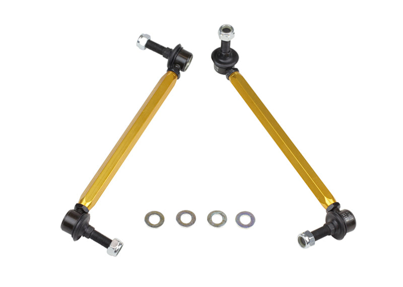 Whiteline KLC169 Front Sway Bar Link Kit for 2011-2013 Ford Mustang - Heavy Duty Adjustable Steel Ball Joints