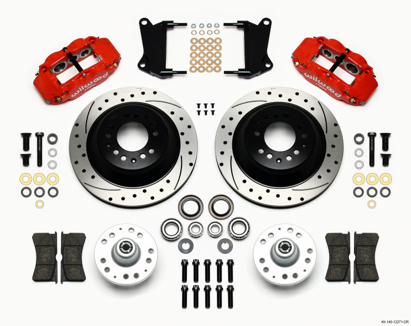 Wilwood FNSL6R Billet Forged Six-Piston Caliper Kit with 12.88-Inch Rotor for Classic Chevrolet and Buick Models